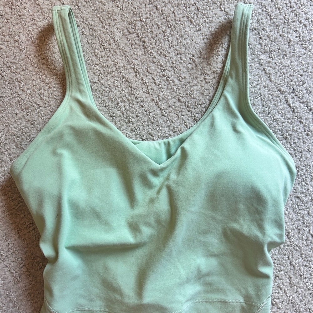 Align green tank top